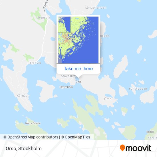 Örsö map