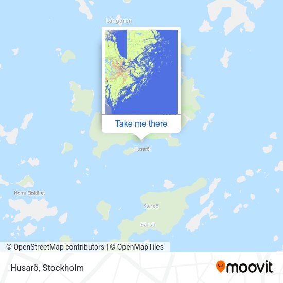 Husarö map