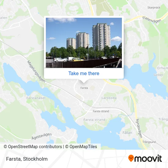 Farsta map
