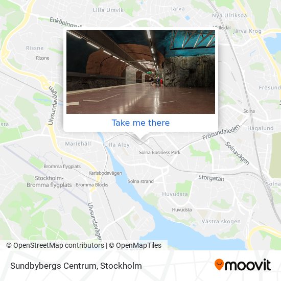 Sundbybergs Centrum map