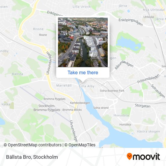 Bällsta Bro map