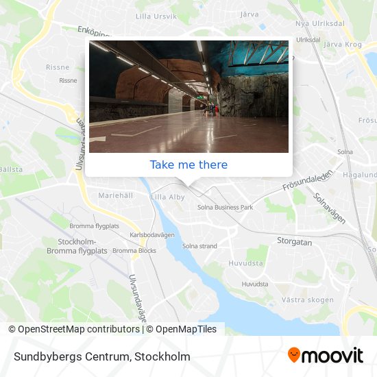 Sundbybergs Centrum map