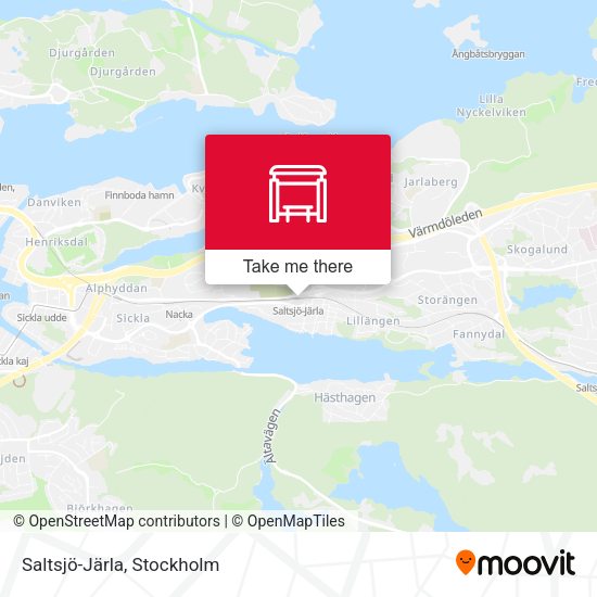 Saltsjö-Järla map