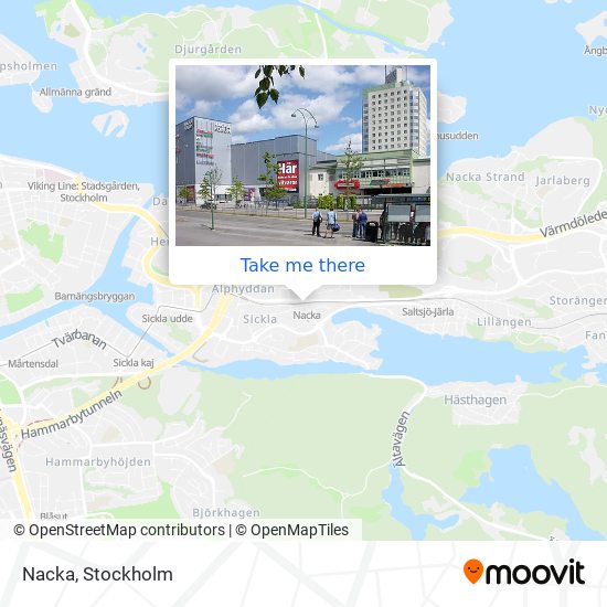 Nacka map