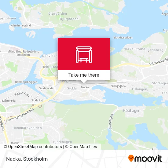 Nacka map
