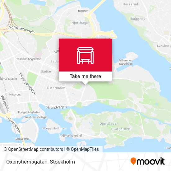 Oxenstiernsgatan map