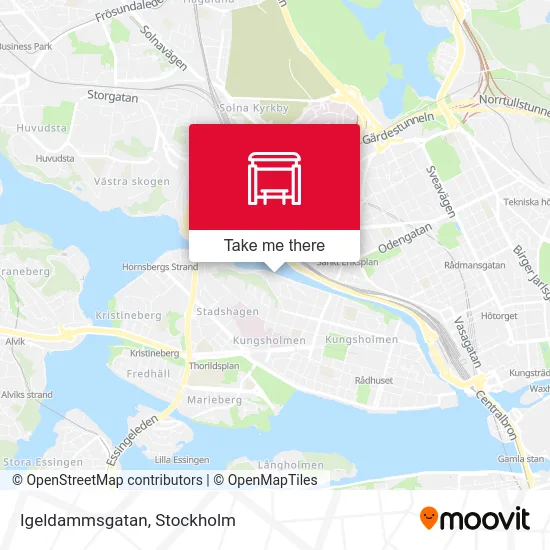 Igeldammsgatan map