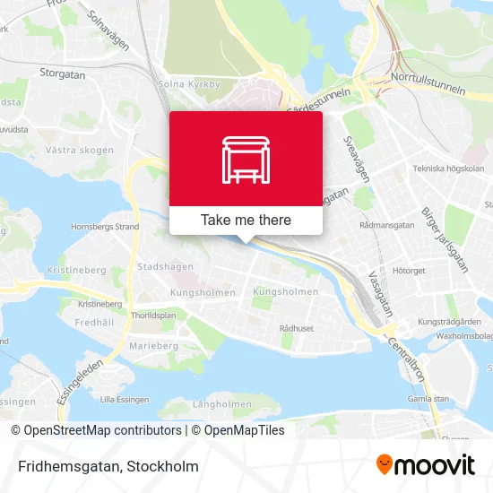Fridhemsgatan map