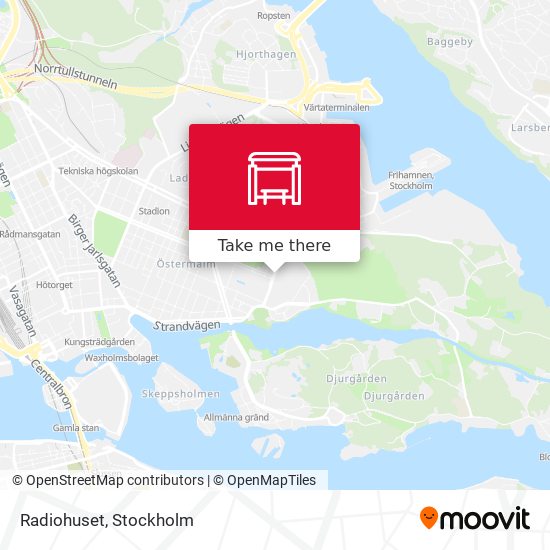 Radiohuset map