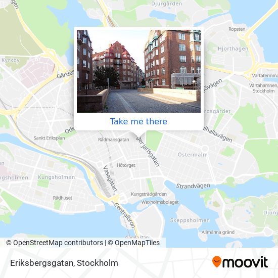 Eriksbergsgatan map