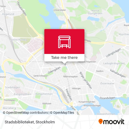 Stadsbiblioteket map