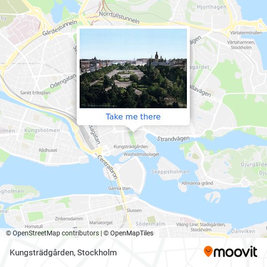 Kungsträdgården map