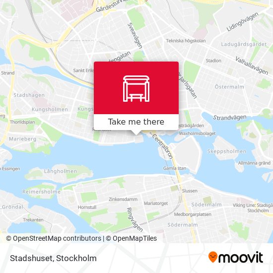 Stadshuset map