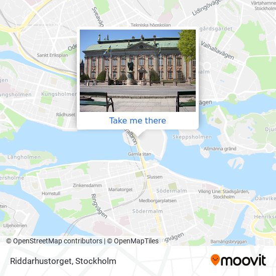 Riddarhustorget map