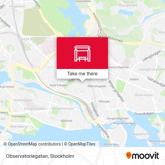 Observatoriegatan map