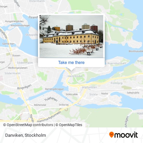 Danviken map