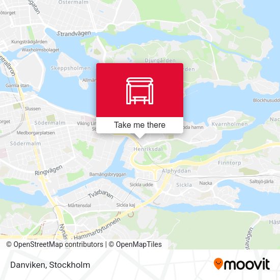 Danviken map