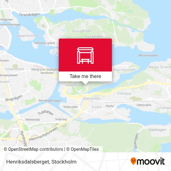 Henriksdalsberget map