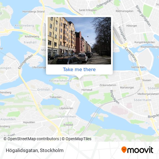 Högalidsgatan map