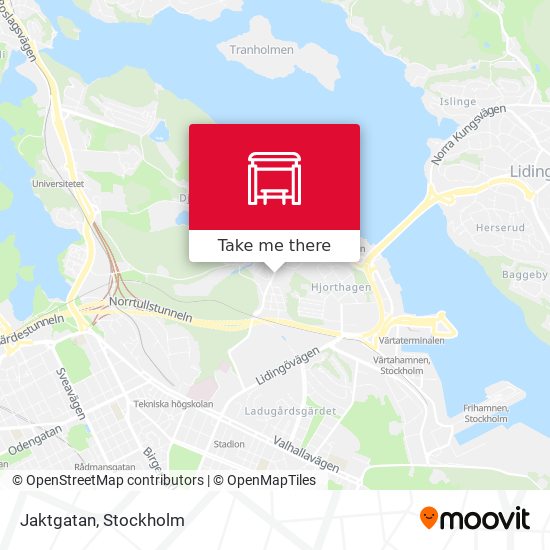 Jaktgatan map