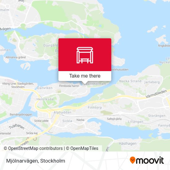 Mjölnarvägen map