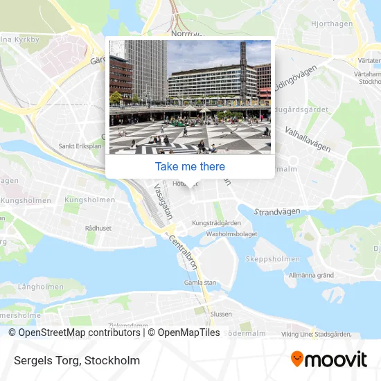 Sergels Torg map