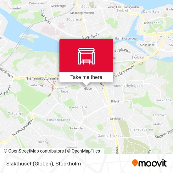 Slakthuset (Globen) map