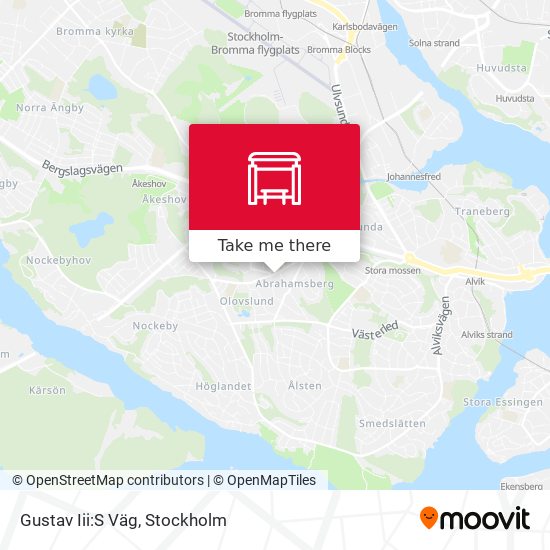 Gustav Iii:S Väg map