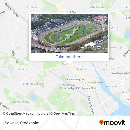 Solvalla map