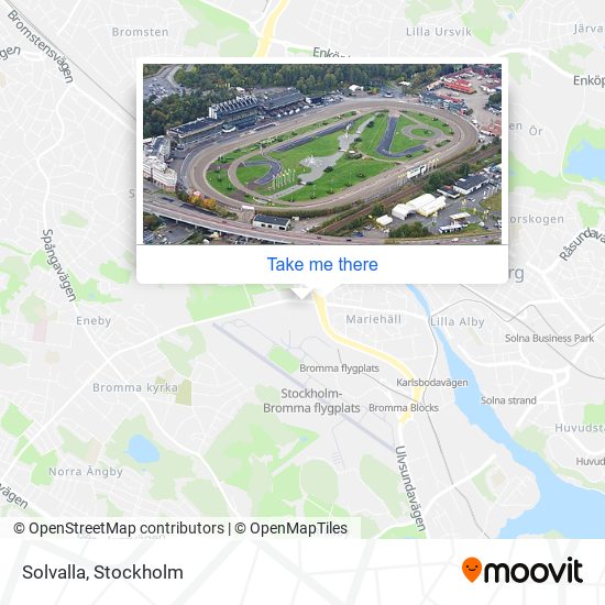 Solvalla map