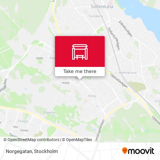 Norgegatan map