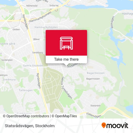 Statsrådsvägen map