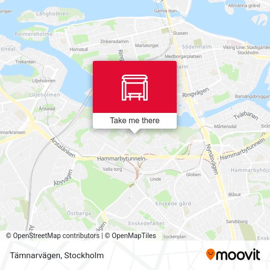 Tämnarvägen map