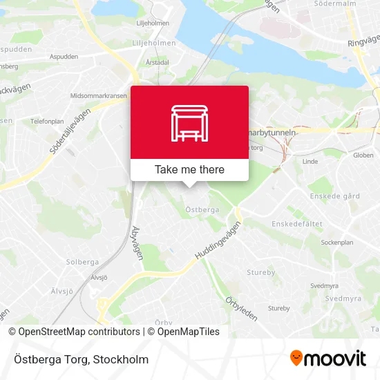 Östberga Torg map
