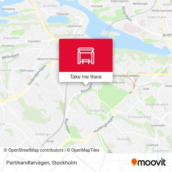 Partihandlarvägen map