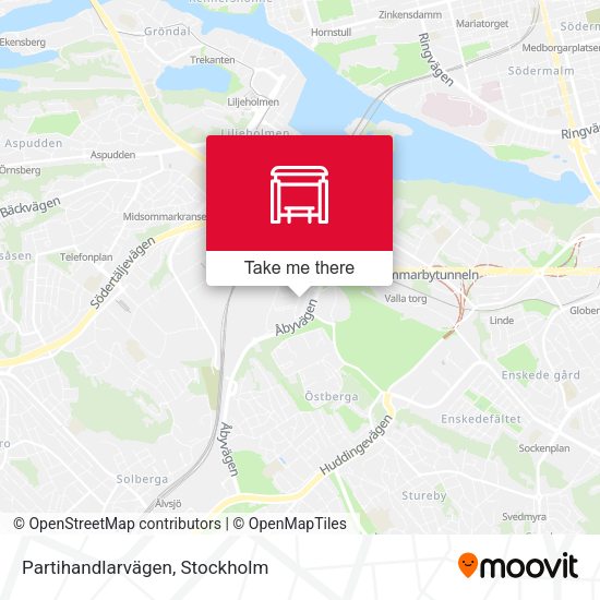 Partihandlarvägen map