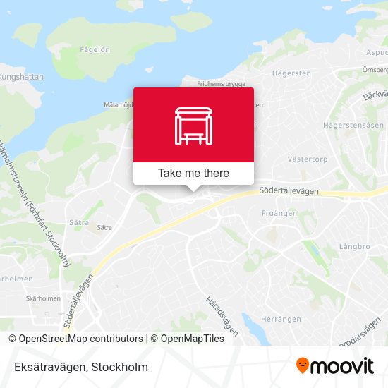 Eksätravägen map