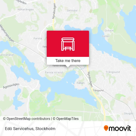 Edö Servicehus map