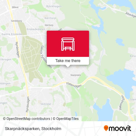 Skarpnäcksparken map