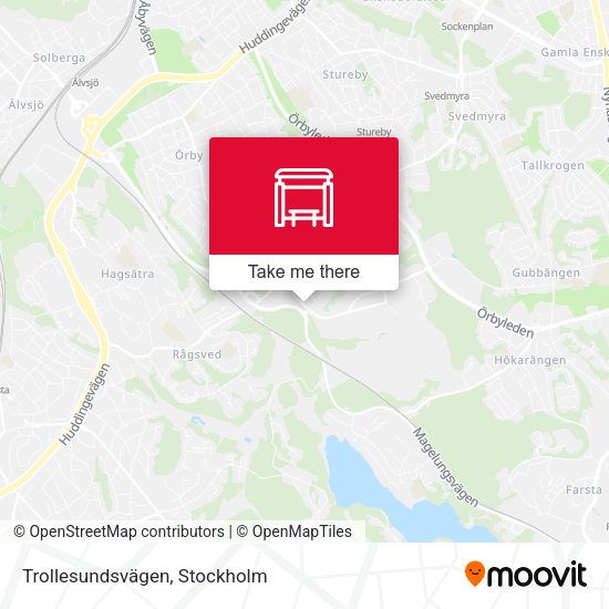 Trollesundsvägen map