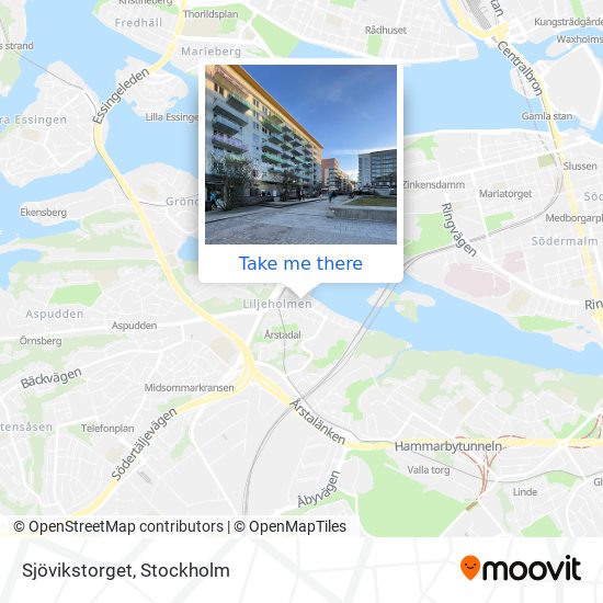 Sjövikstorget map