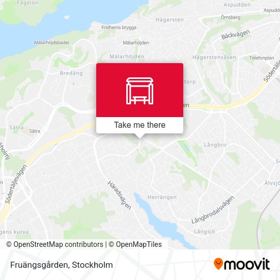 Fruängsgården map