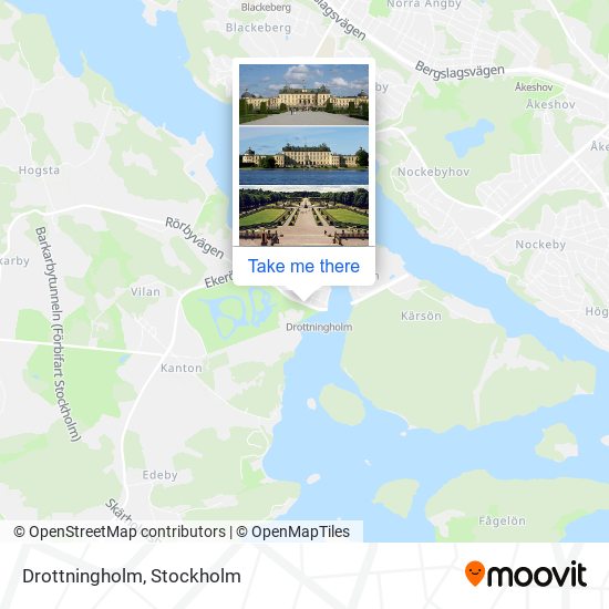 Drottningholm map