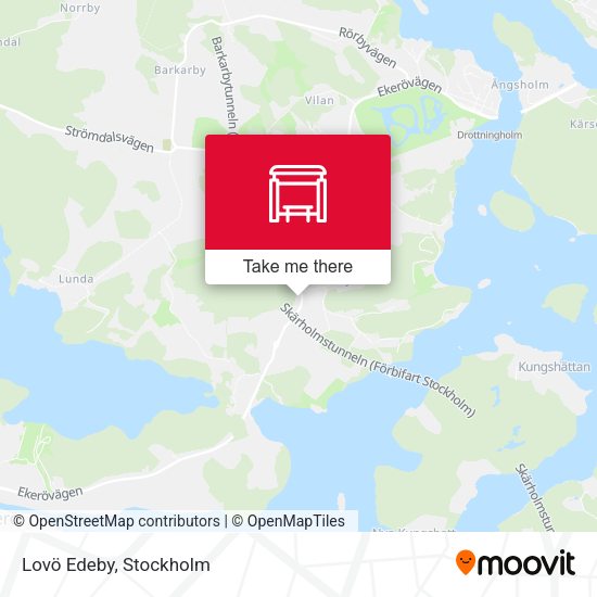 Lovö Edeby map