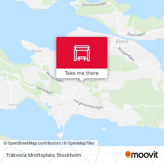 Träkvista Idrottsplats map