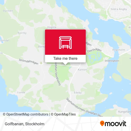 Golfbanan map