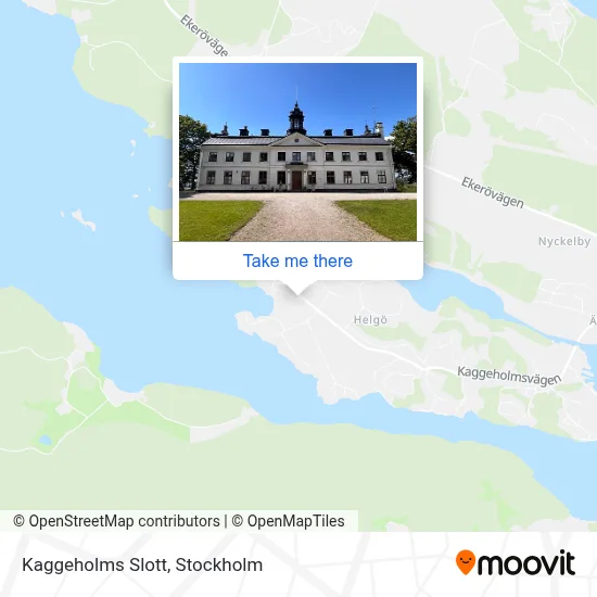 Kaggeholms Slott map