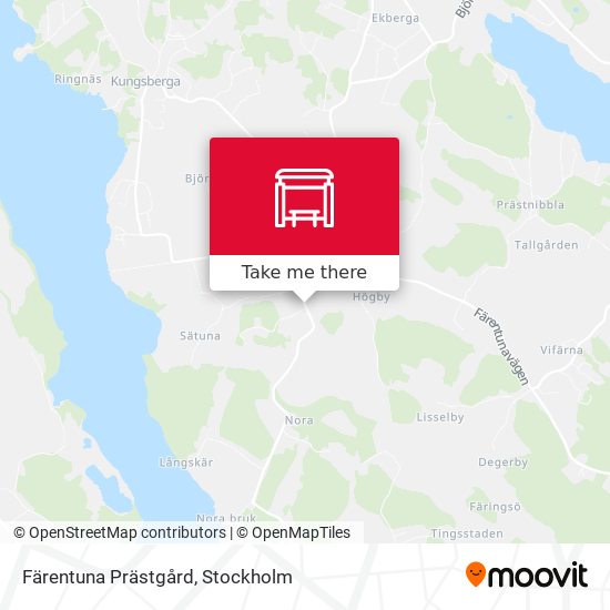 Färentuna Prästgård map