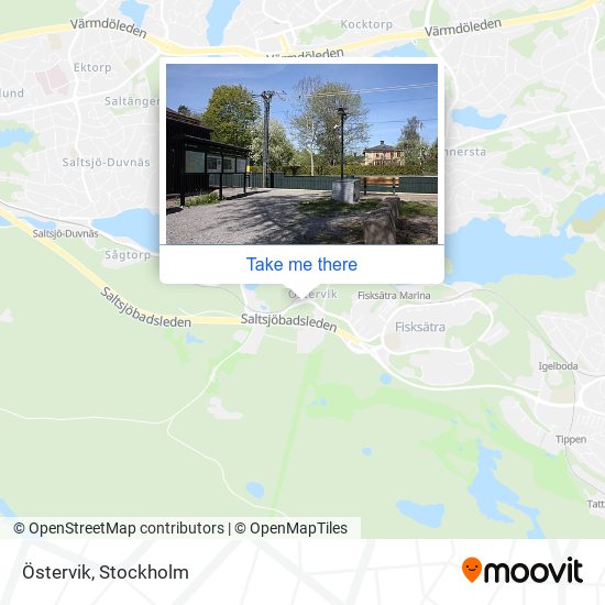 Östervik map