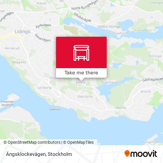 Ängsklockevägen map